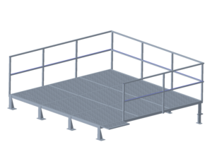 svařovaná plošina