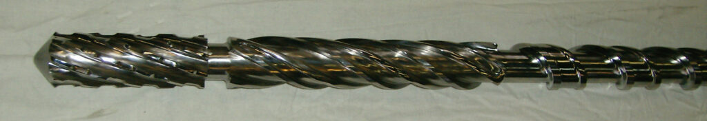 mísící zóna šneku